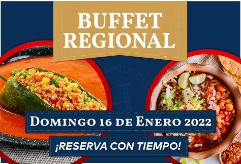 Buffet Regional – Domingo 16 enero 2022