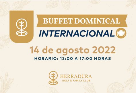 Buffet Internacional – Domingo 14 de agosto 2022