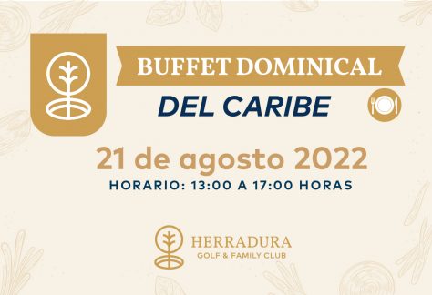 Buffet del Caribe – Domingo 21 de agosto 2022