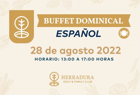 Buffet Español – Domingo 28 de agosto 2022